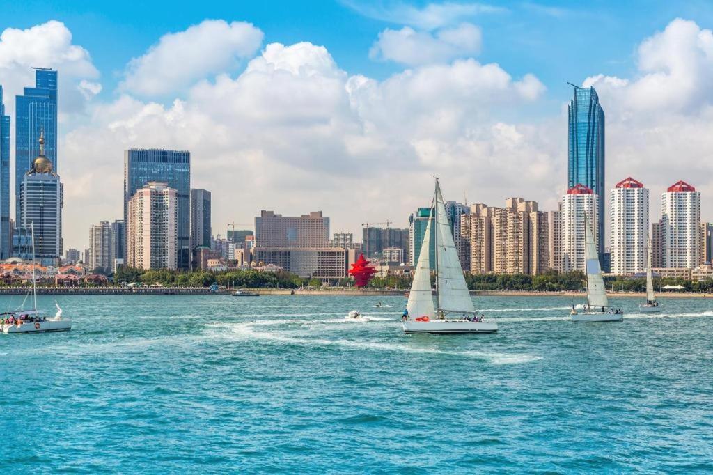 Grand Madison Qingdao Harbour-View Central（Former Qingdao Farglory Hotel） Exterior foto